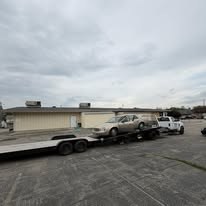 Vehicle transport on trailer